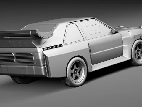 Audi Sport Quattro S1 E2 Modelo 3D