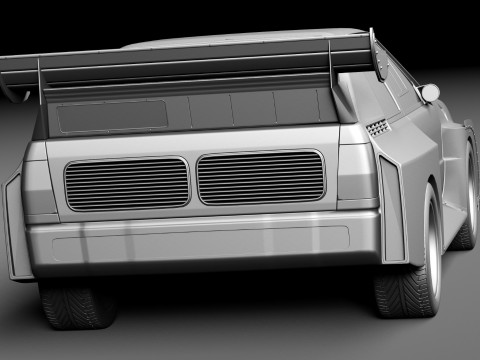 Audi Sport Quattro S1 E2 3D 模型