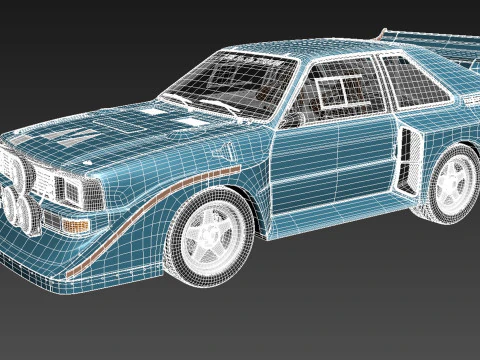 Audi Sport Quattro S1 E2 Modelo 3D