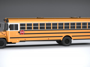 Generic Schoolbus 1980 Modelo 3D