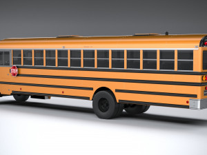 Generic Schoolbus 1980 Modelo 3D