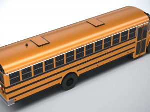 Generic Schoolbus 1980 3D Model