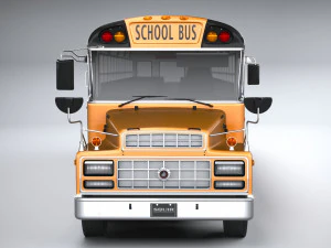 Generic Schoolbus 1980 3D Model