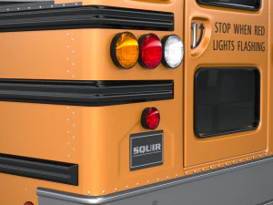 Generic Schoolbus 1980 3D Model