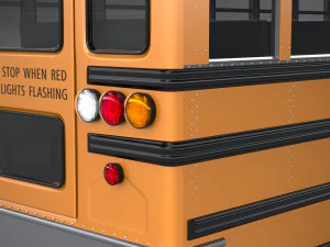 Generic Schoolbus 1980 3D Model