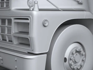 Generic Schoolbus 1980 3D Model