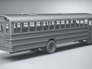 Generic Schoolbus 1980 Modelo 3D