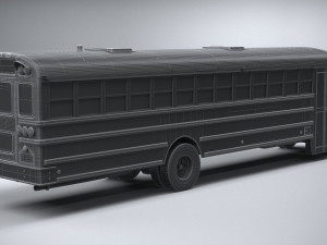 Generic Schoolbus 1980 Modelo 3D