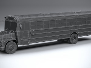 Generic Schoolbus 1980 Modelo 3D