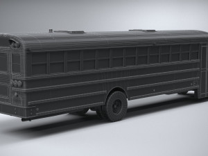 Generic Schoolbus 1980 Modelo 3D