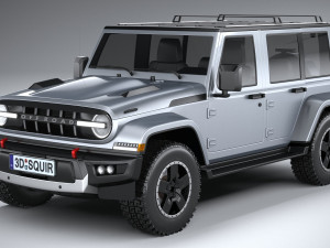 Generic Wrangler 2022 3D Model