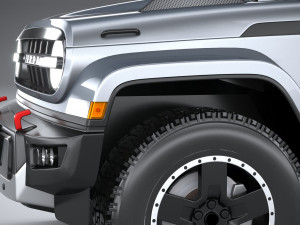 Generic Wrangler 2022 3D Model