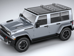 Generic Wrangler 2022 3D Model