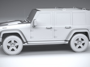 Generic Wrangler 2022 3D Model