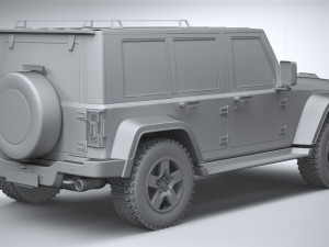 Generic Wrangler 2022 3D Model