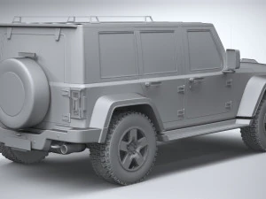 Wrangler Gen&eacute;rico 2022 Modelo 3D