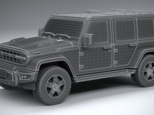 Generic Wrangler 2022 3D Model