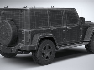 Generic Wrangler 2022 3D Model