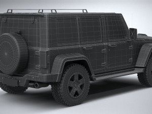 Generic Wrangler 2022 3D Model