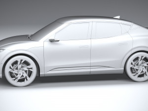 Genesis GV60 2022 Model 3D