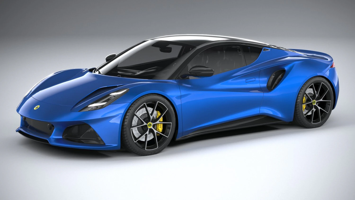 Lotus Emira 2023 Lowpoly 3D Model .c4d .max .obj .3ds .fbx .stl .blend 