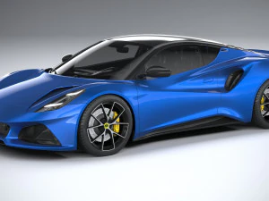 Lotus Emira 2023 Lowpoly Model 3D
