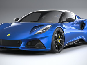 Lotus Emira 2023 Lowpoly Modelo 3D