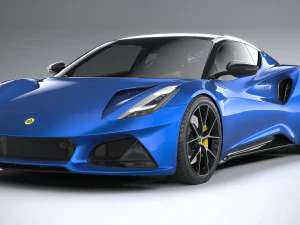 Lotus Emira 2023 Lowpoly 3D Model