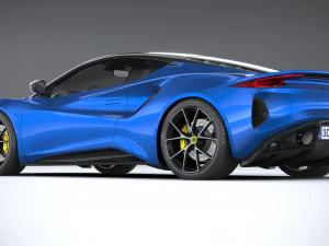 Lotus Emira 2023 Lowpoly 3D Model