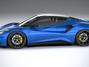Lotus Emira 2023 Lowpoly Modelo 3D