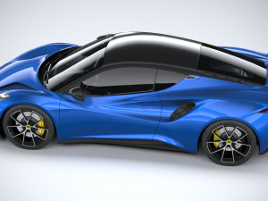 Lotus Emira 2023 Lowpoly Modelo 3D