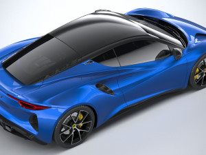 Lotus Emira 2023 Lowpoly Modelo 3D