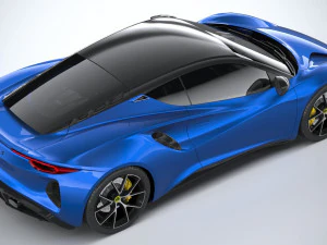Lotus Emira 2023 Lowpoly 3D Model
