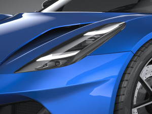 Lotus Emira 2023 Lowpoly Modelo 3D
