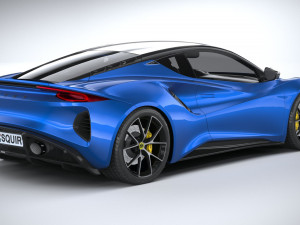 Lotus Emira 2023 Lowpoly Modelo 3D