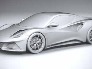 Lotus Emira 2023 Lowpoly Modelo 3D