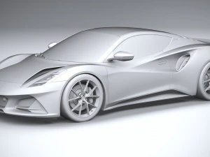 Lotus Emira 2023 Lowpoly 3D Model