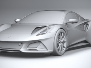 Lotus Emira 2023 Lowpoly Modelo 3D