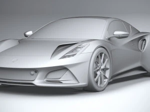 Lotus Emira 2023 Lowpoly 3D Model