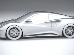 Lotus Emira 2023 Lowpoly 3D Model