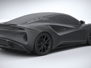 Lotus Emira 2023 Lowpoly Modelo 3D