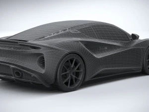 Lotus Emira 2023 Lowpoly 3D Model