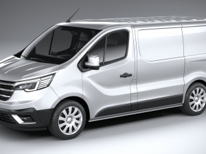 renault trafic van l1h1 2021 3D Model