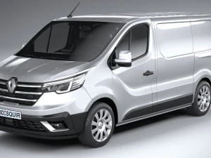 Renault Trafic Van L1H1 2021 3D Model