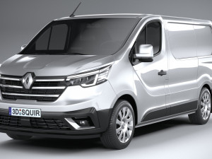Renault Trafic Van L1H1 2021 3D मॉडल