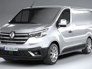 Renault Trafic Van L1H1 2021 3D Model