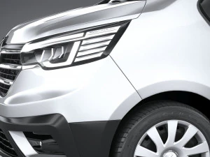 Renault Trafic Van L1H1 2021 3D Model