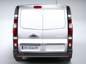 Renault Trafic Van L1H1 2021 3D Model
