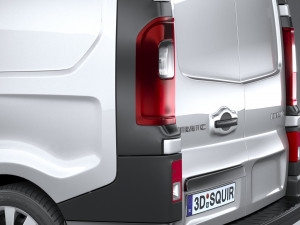 Renault Trafic Van L1H1 2021 3D मॉडल