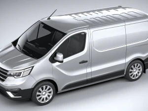 Renault Trafic Van L1H1 2021 3D Model